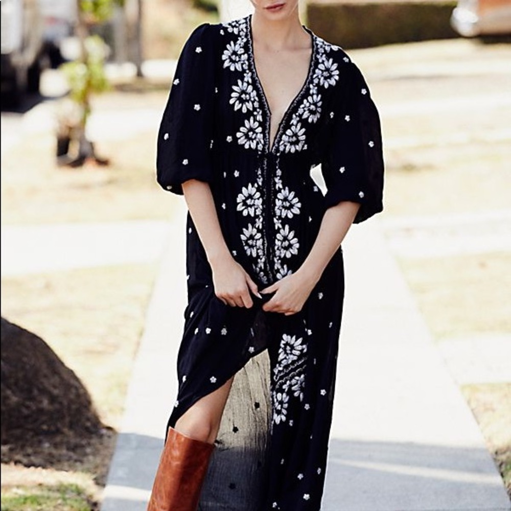 Free People Fable Midi Dress